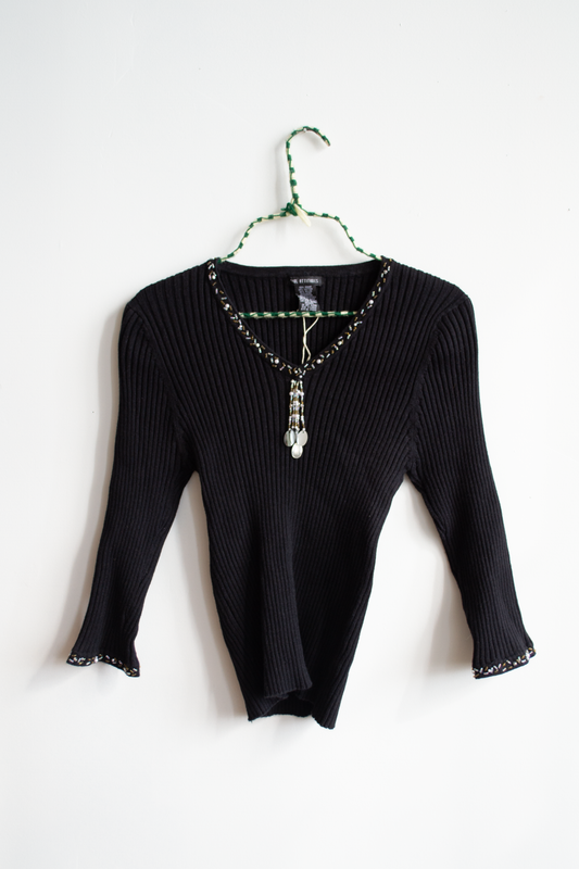 Embellished Y2K Top, S-L