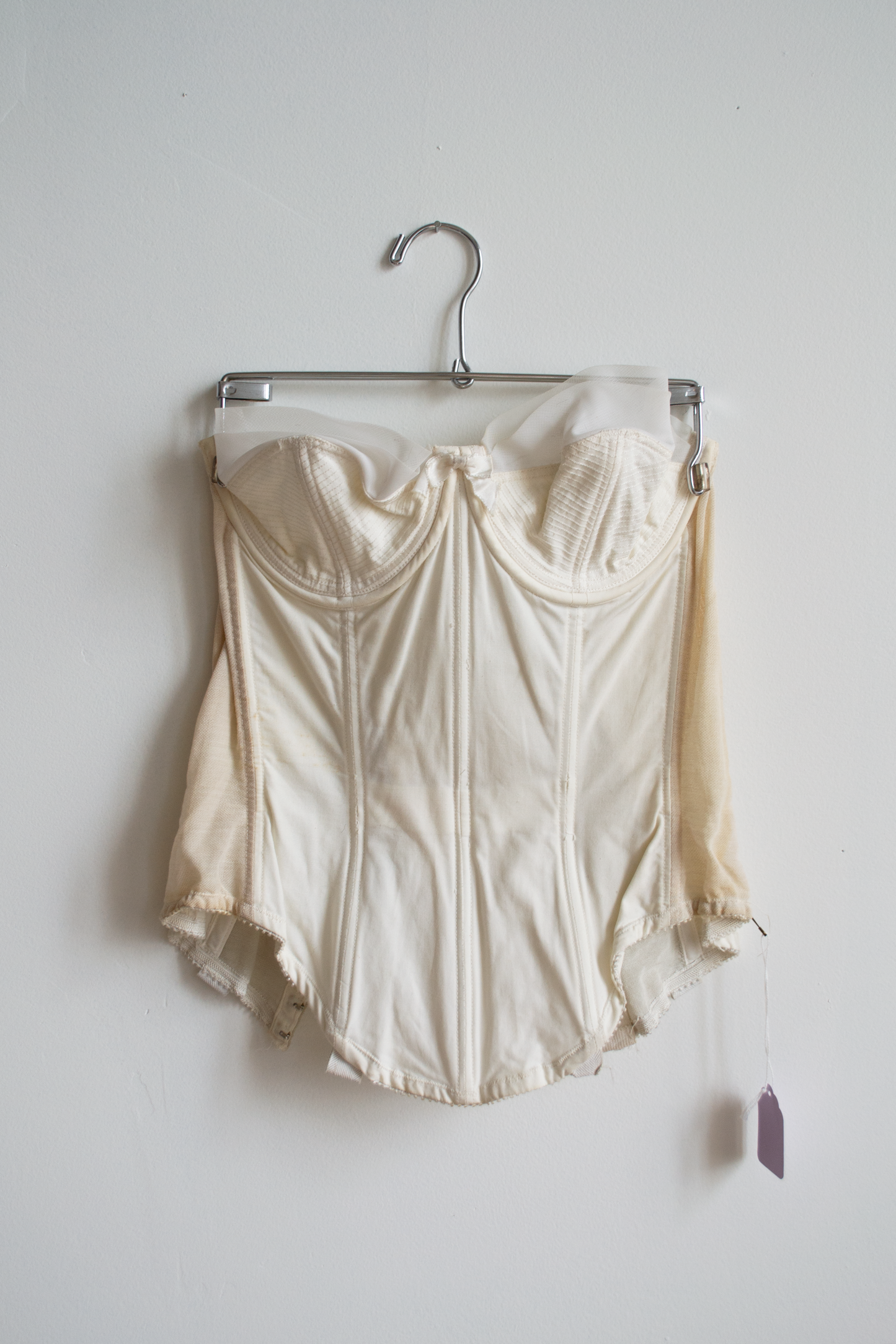 1950's White Bustier, 32B