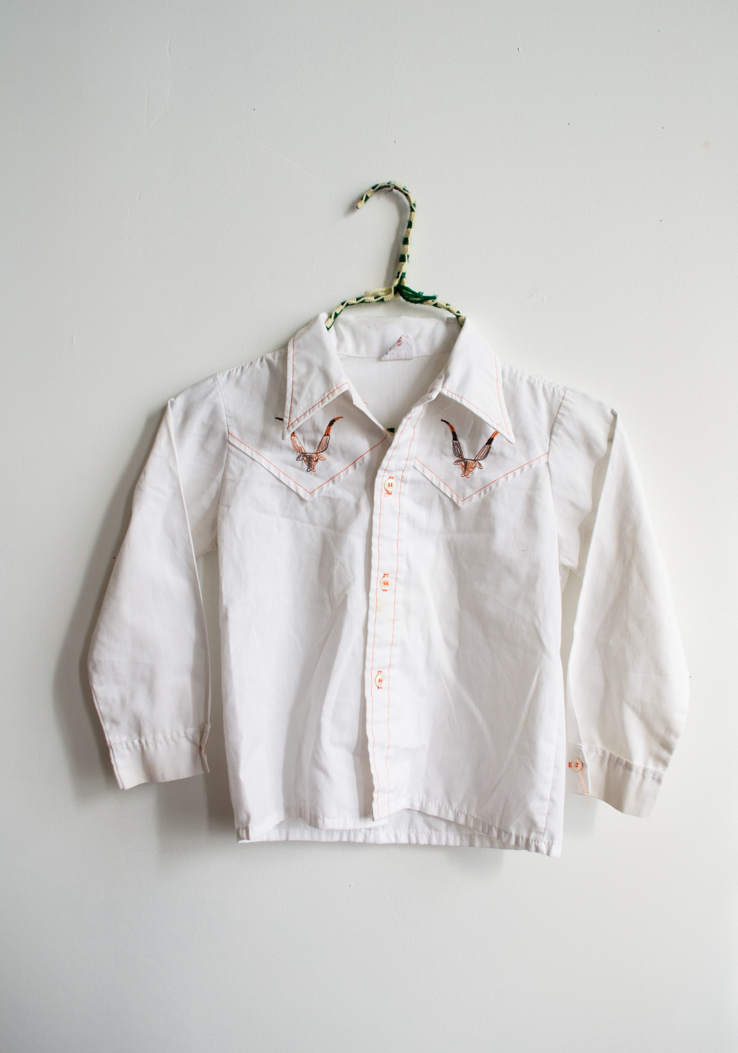 Kids Longhorn Button-Up, 7