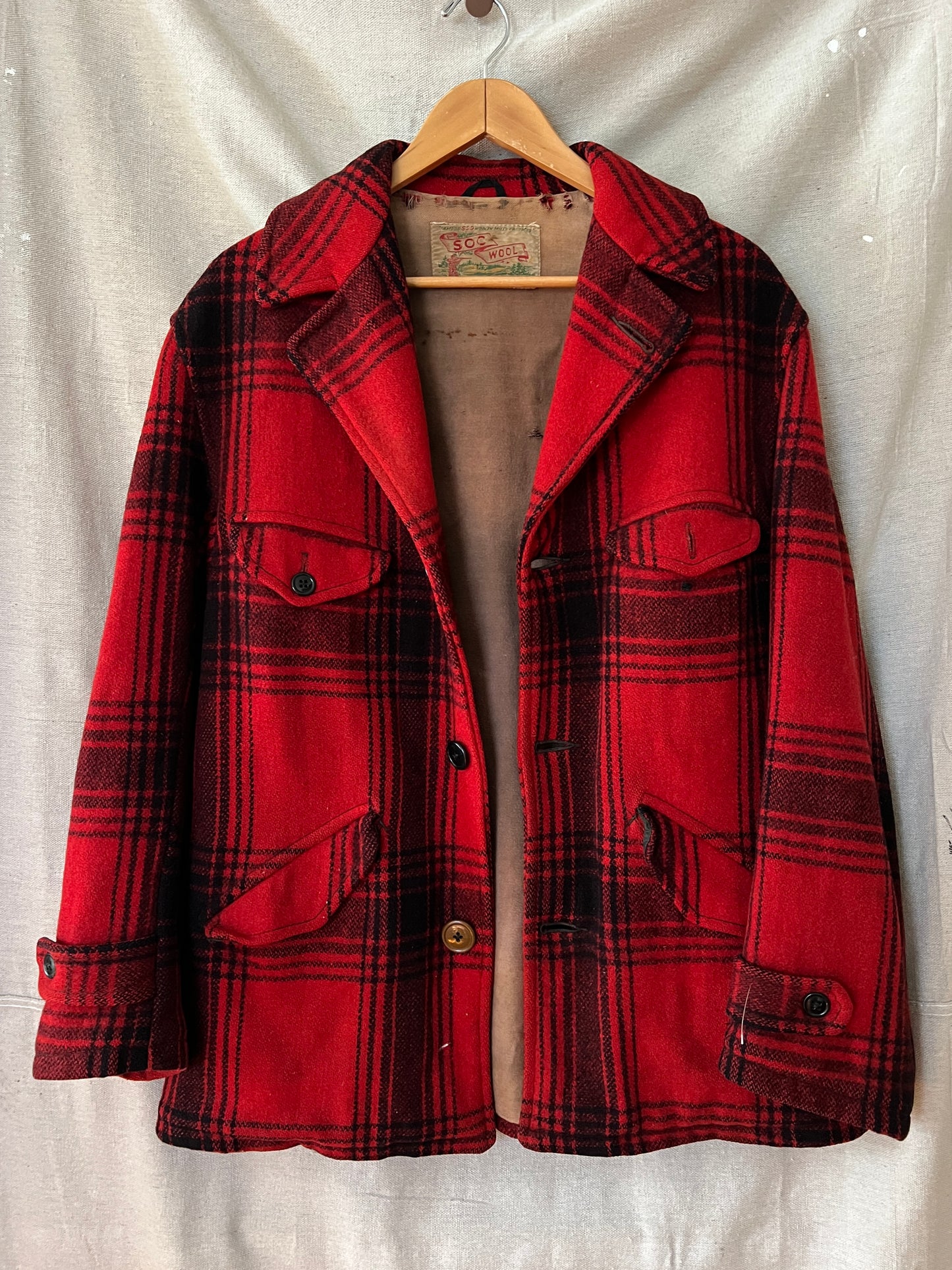 SOO Woolen Mills coat, M