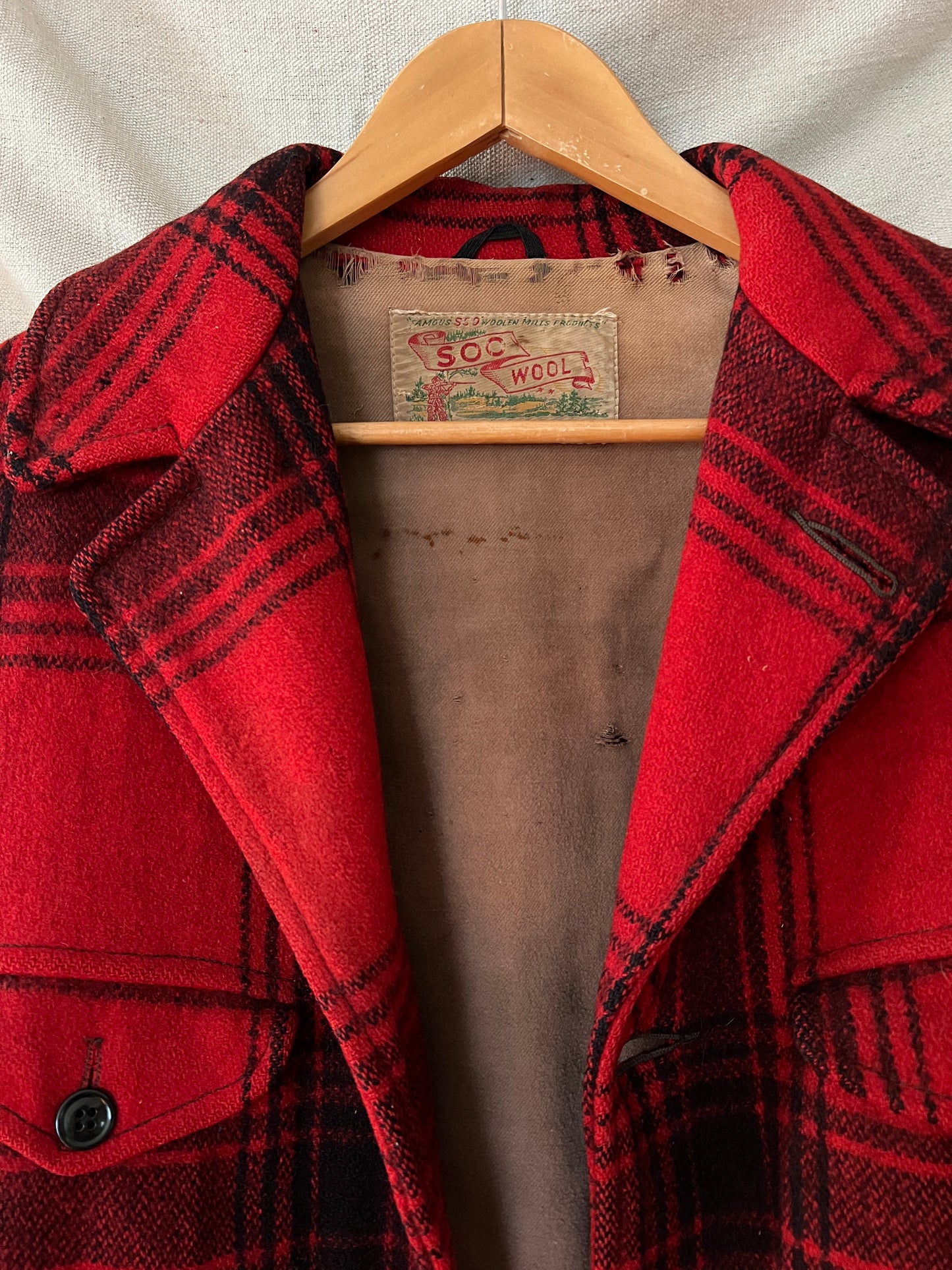 SOO Woolen Mills coat, M