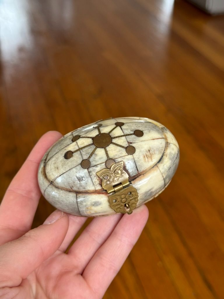 Bone & Brass Trinket Box