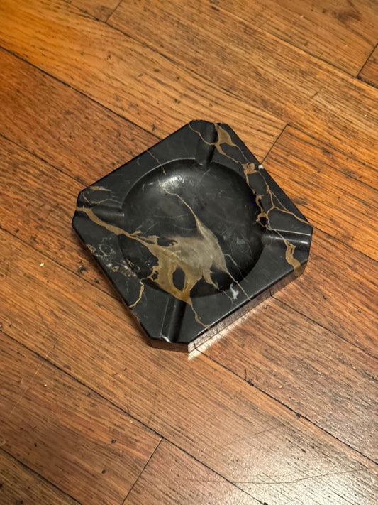 Black  Marble Ashtray