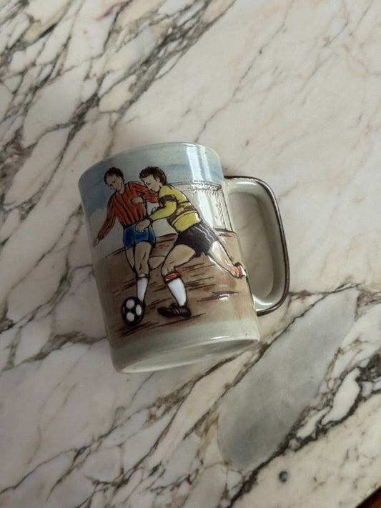 1970's Soccer Mug homewares: vintage