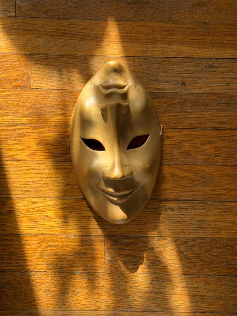 Indonesian Happy/Sad Mask Wall Hanging