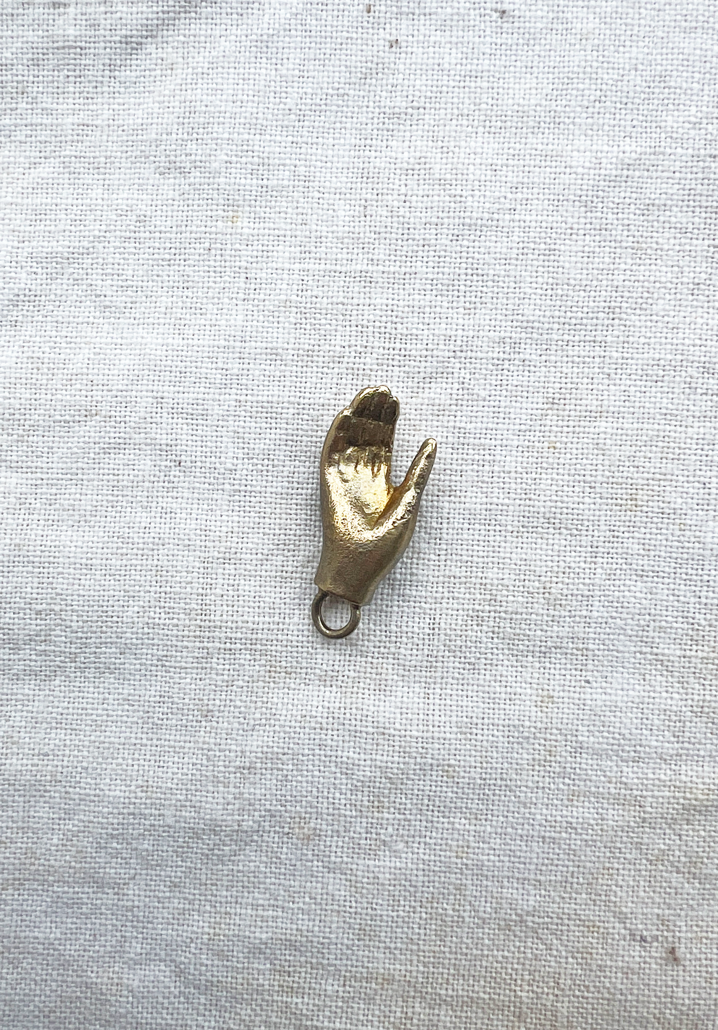 Brass Hand Charm