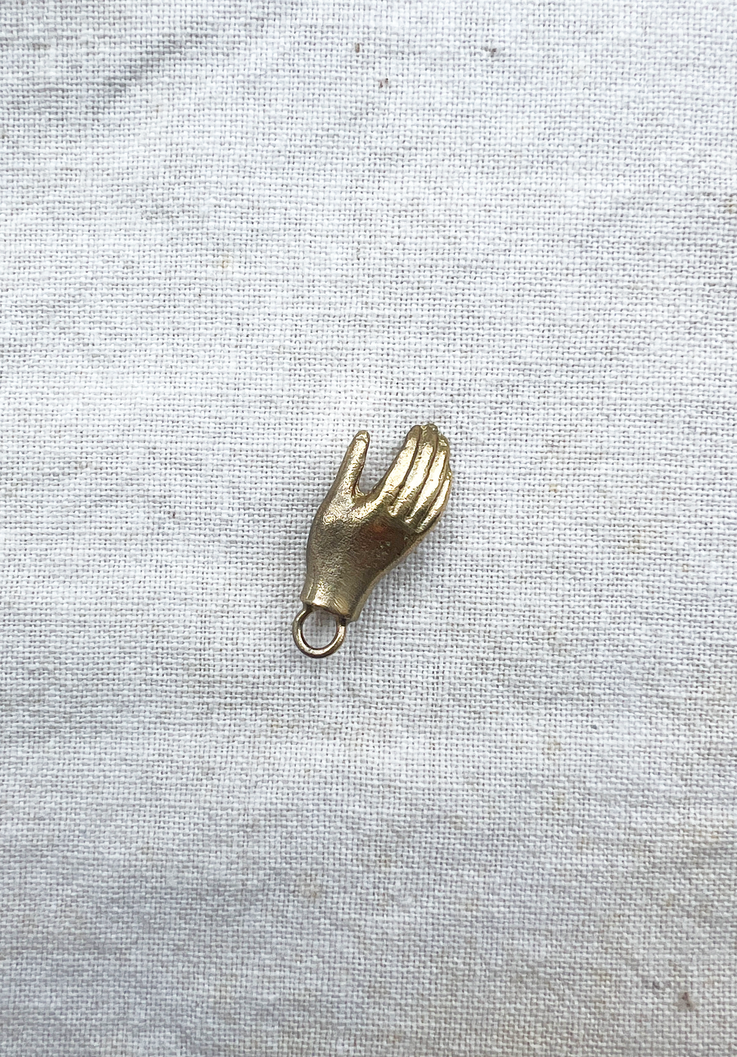 Brass Hand Charm