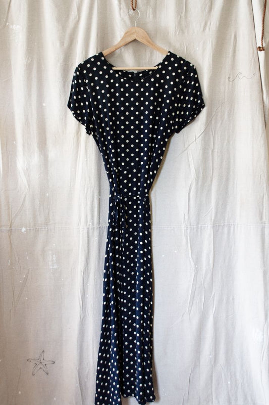1990s Polka Dot Dress