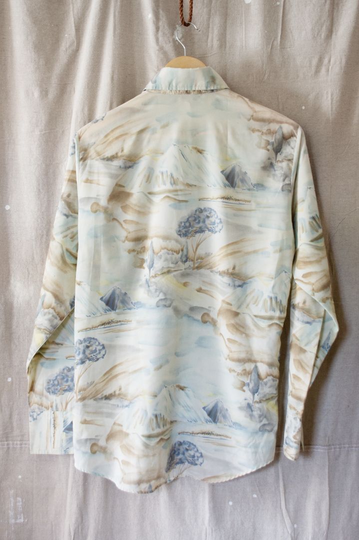 1970's Polyester Top (M)