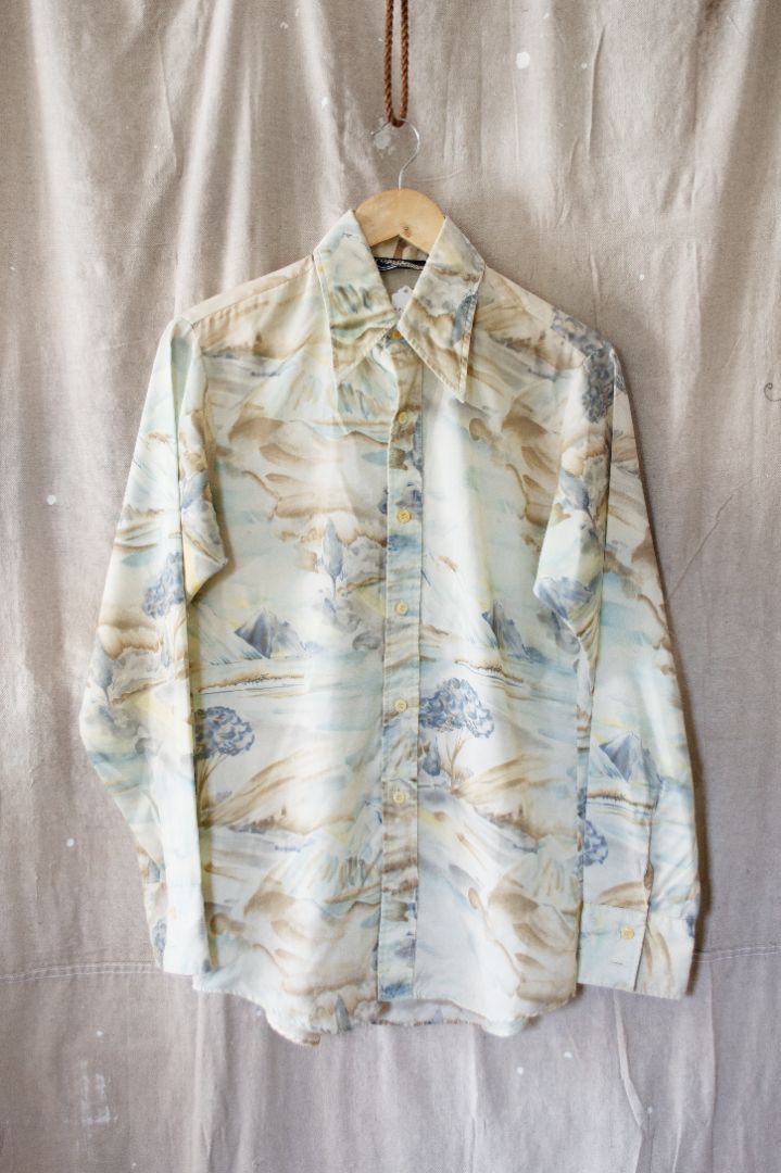 1970's Polyester Top (M)