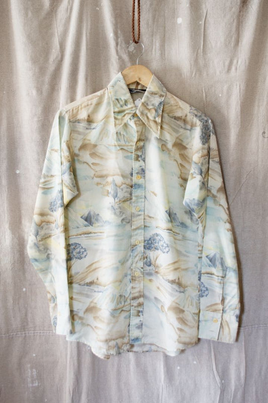 1970's Polyester Top (M)