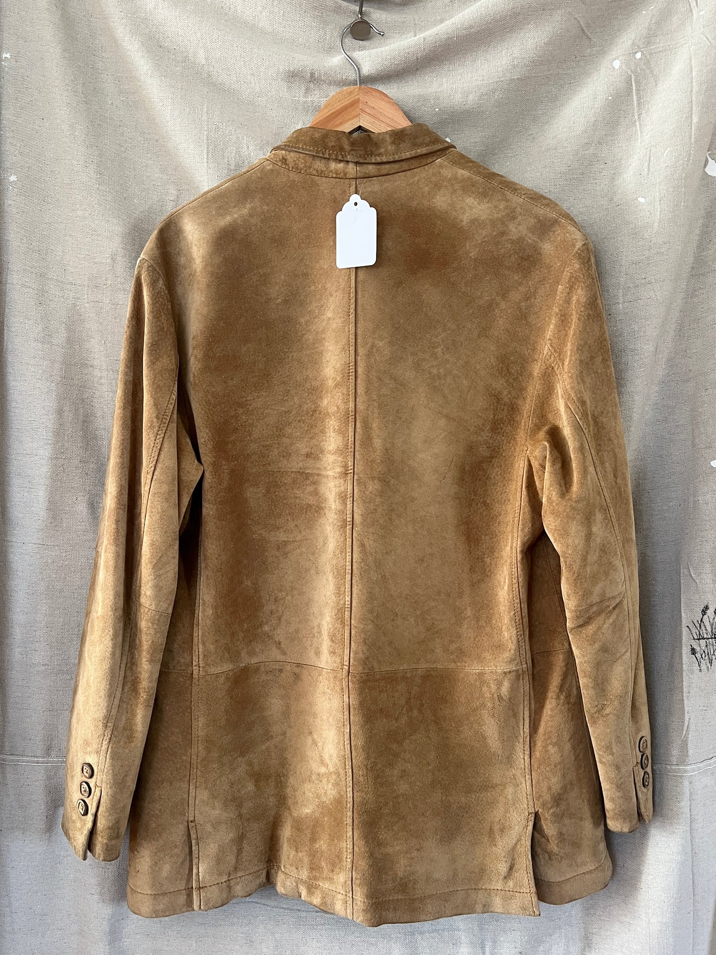 Tan Suede Jacket, L