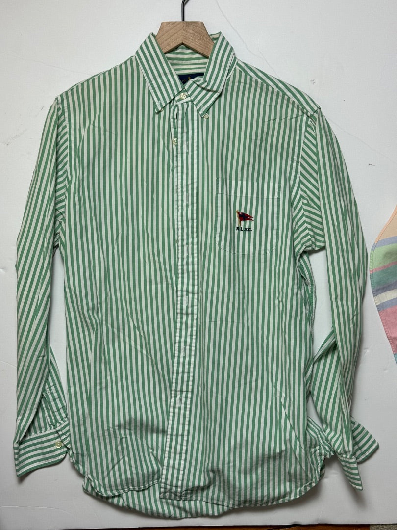 Green Polo Y2K Vintage Polo Yacht Club Shirt Medium, M