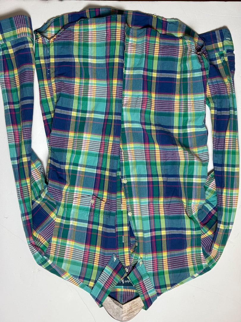 Multi Ralph Lauren Vintage Ralph Lauren 80’s Madras Shirt Flat Pocket Large, L