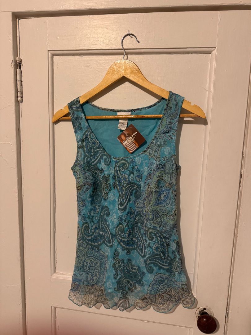 Blue Fashion Bug Fashion Bug Blue Silk Blouse