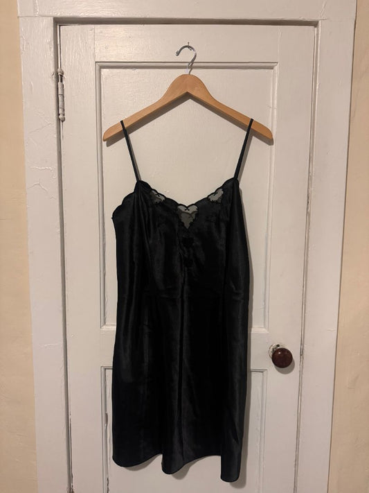 Black Lord & Taylor Lord & Taylor black slip dress, Medium