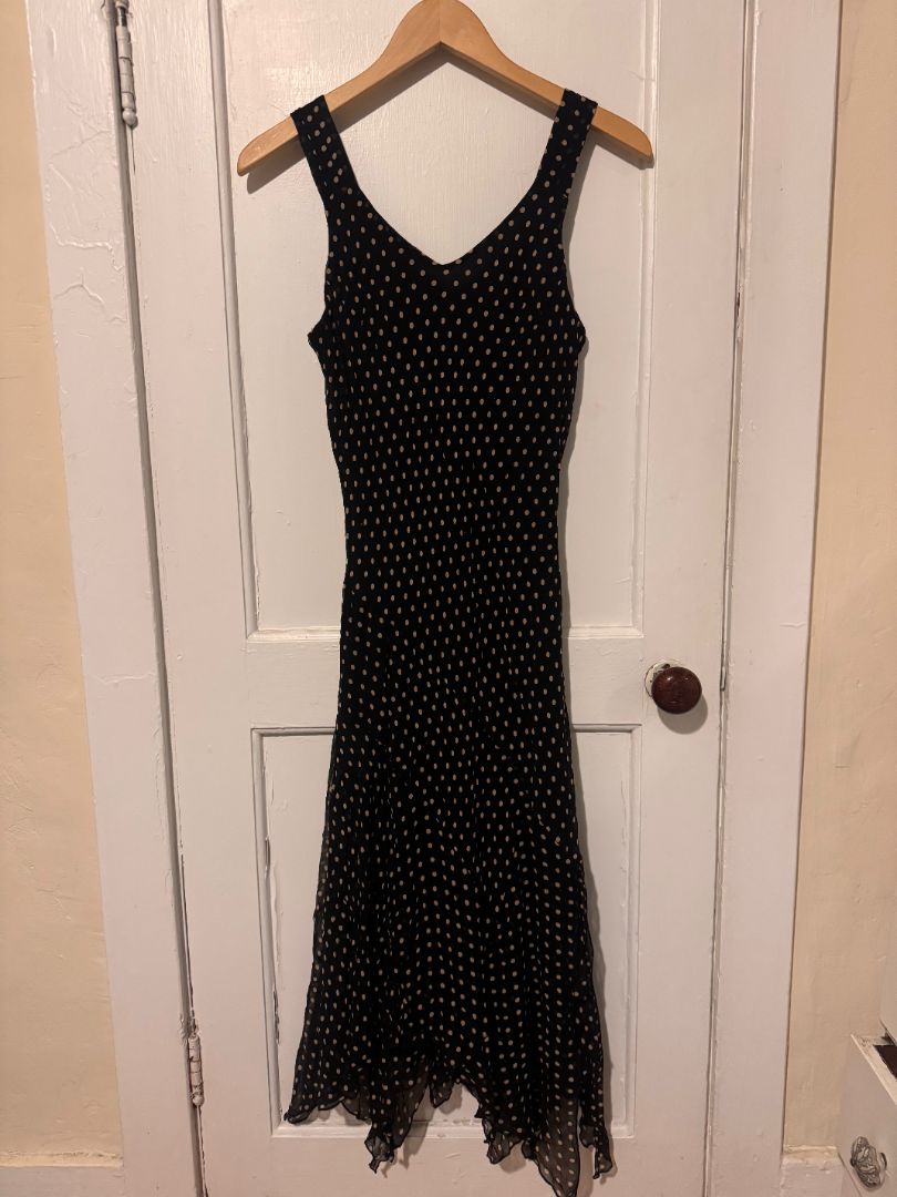 Black Jonathon Martin Jonathon Martin Black Polka Dot Dress, 14