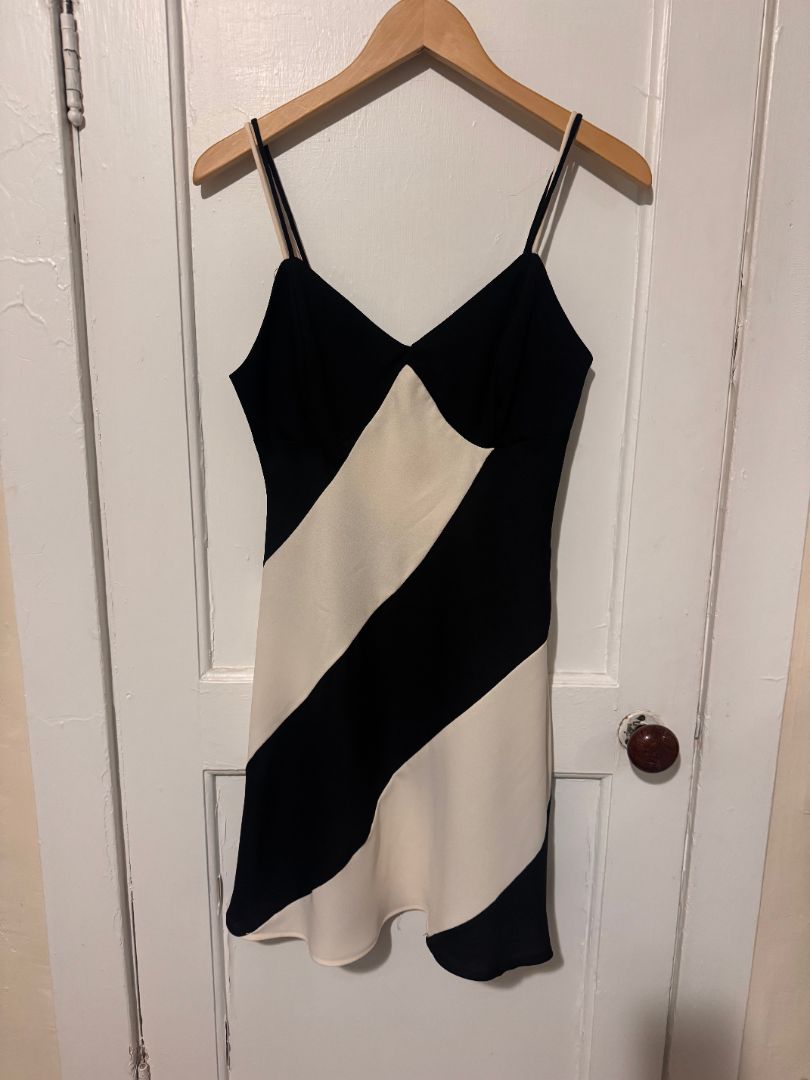 Black & White Long Paige Long Paige Black & White Dress