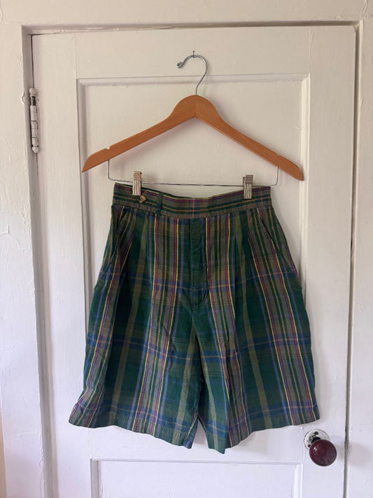 Green Gap Gap Plaid shorts, 9/10