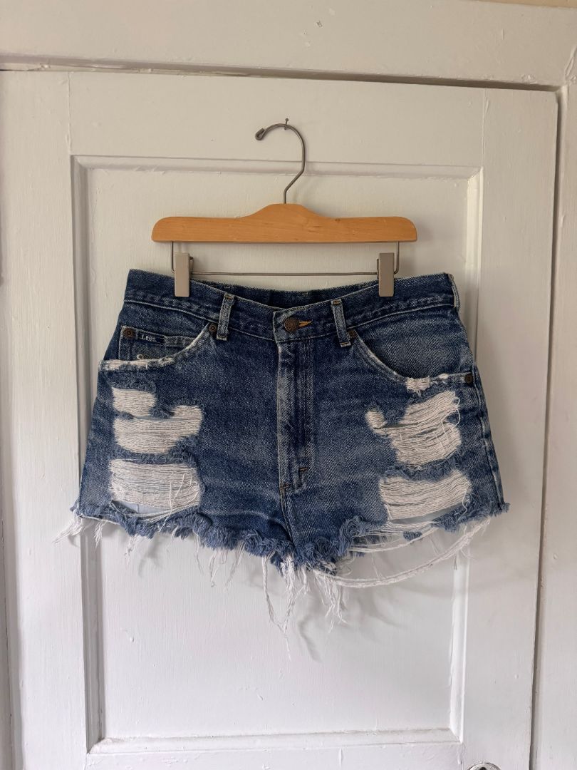Blue Lee Lee 32W cut off shorts, 32W