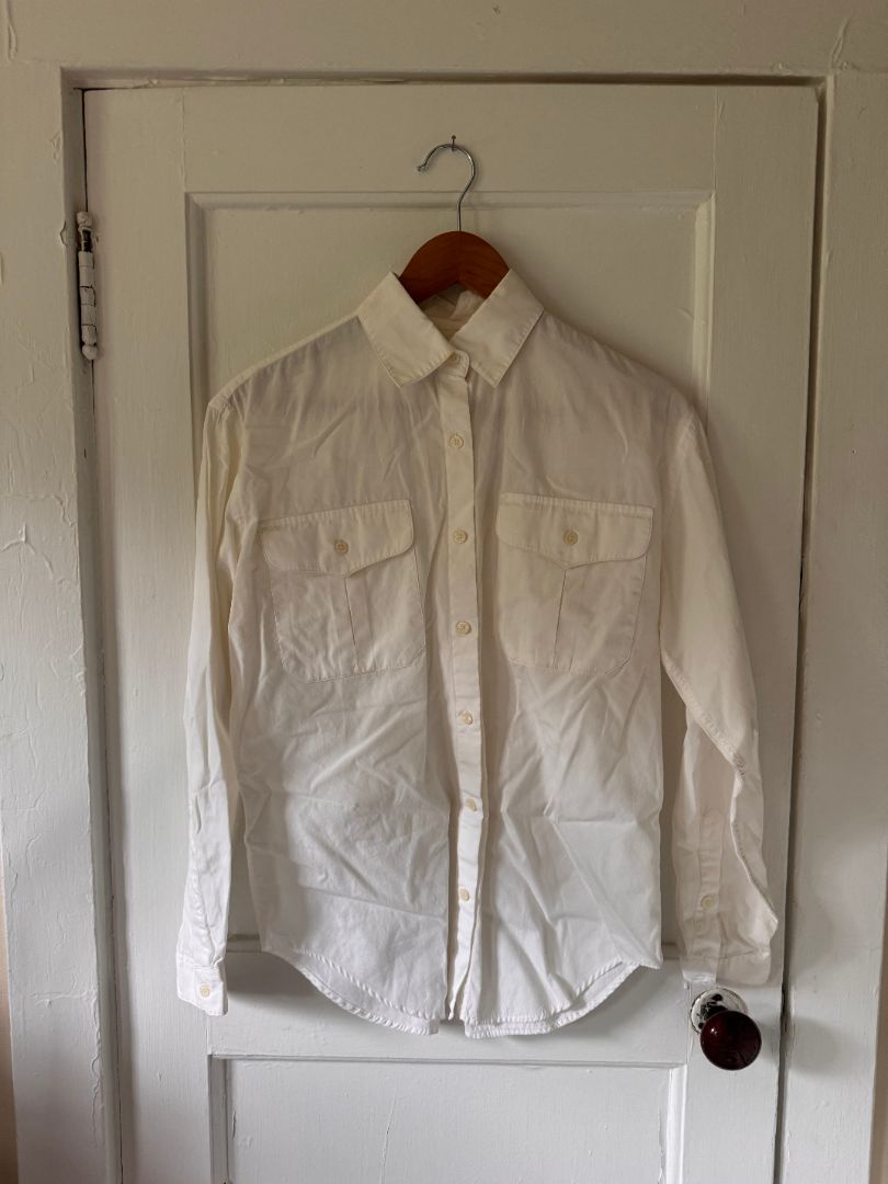 White Banana Republic Banana Republic white buttondown, 6