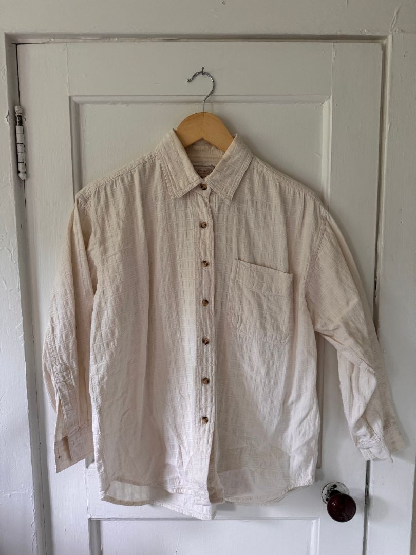 Cream Natural Natural cream buttondown