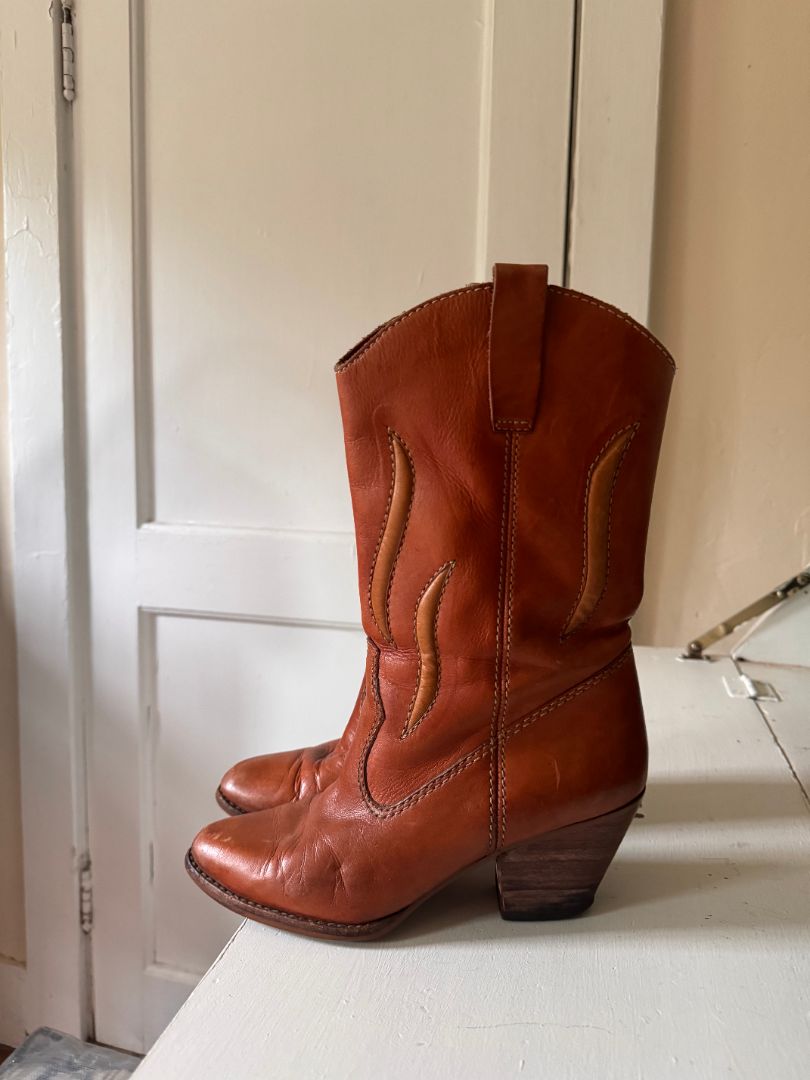 Made in Brazil cowboy boots, 8
