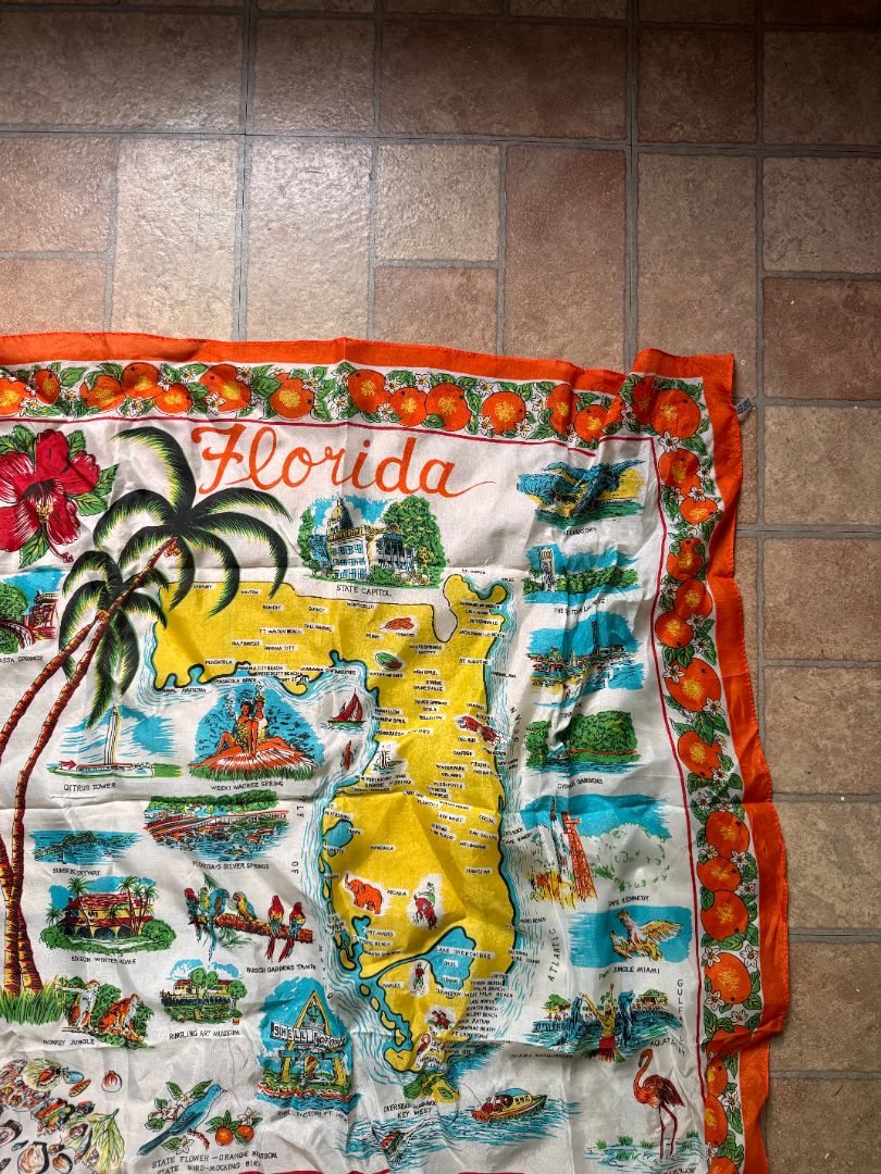 Orange  Florida scarf