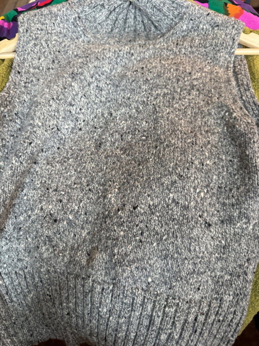 Wool mock neck