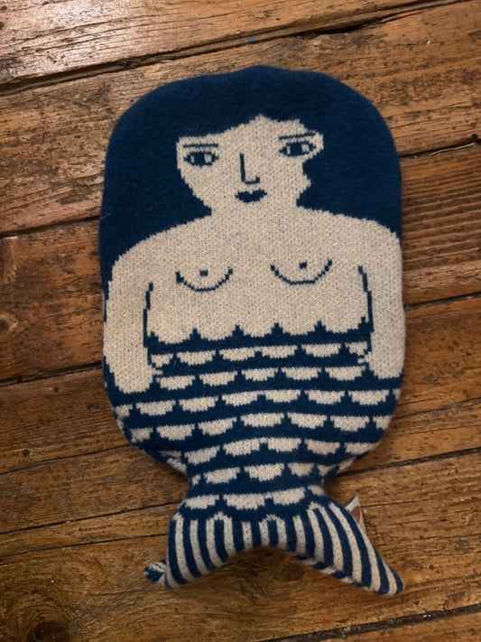 Donna Wilson Lambswool Mermaid hot water bottle