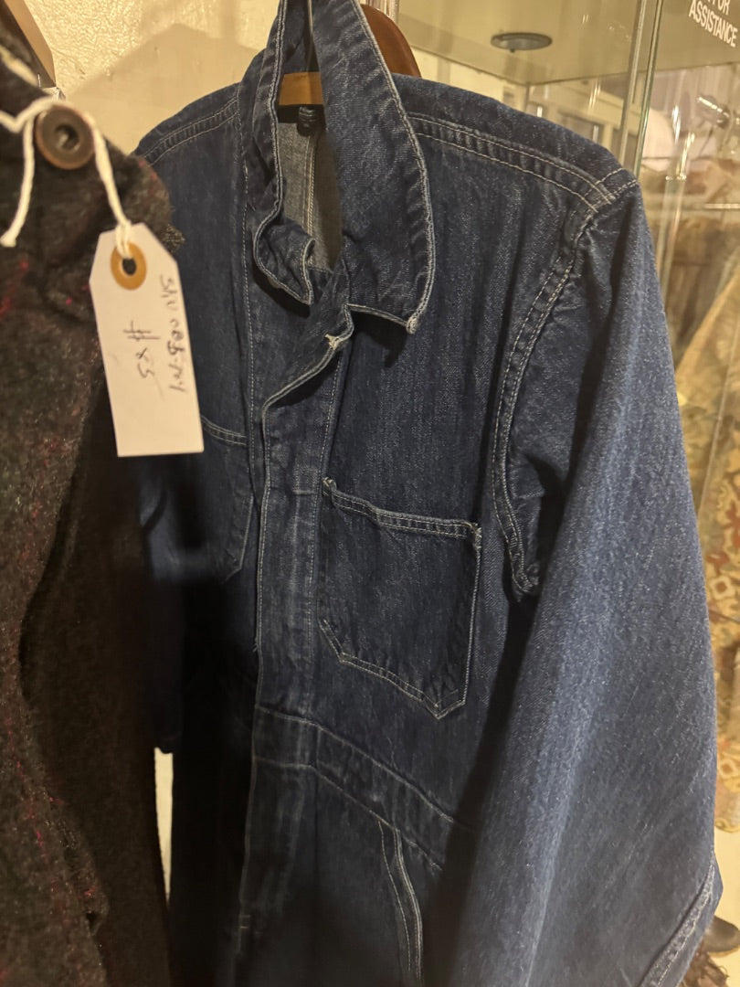 Denim coveralls