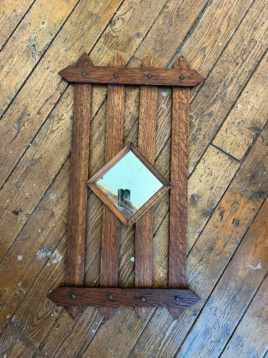 Antique Folk Mirror