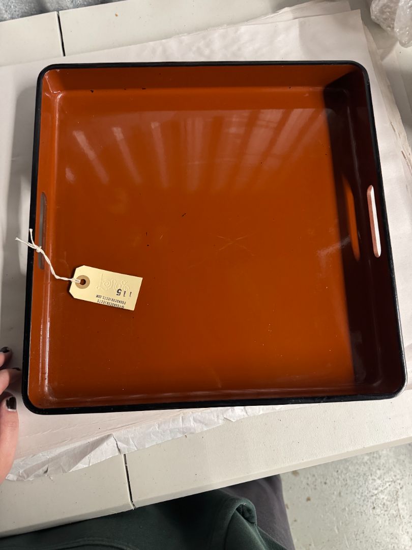 MCM Deep Orange Tray