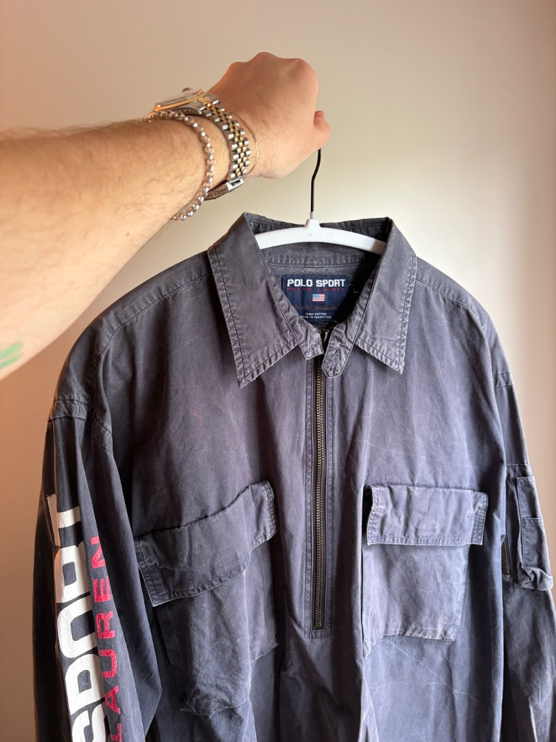 Black Polo Sport clothing: vintage, XL