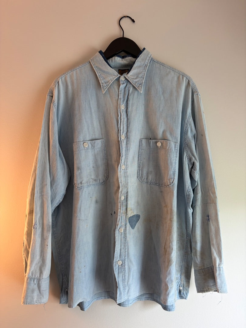 Chambray Washington “Dee Cee” clothing: vintage, XL
