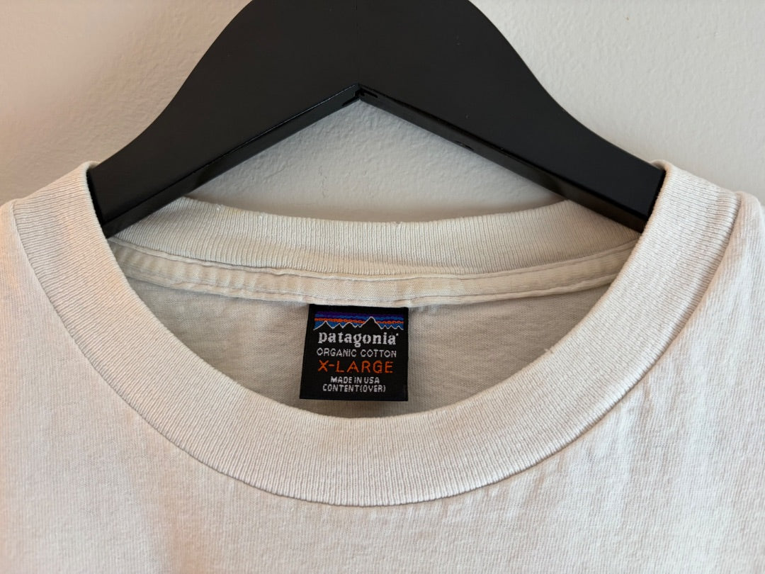 White Patagonia clothing: vintage, XL