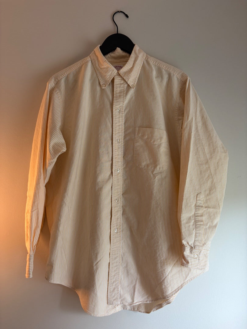 Yellow Brooks Brothers clothing: vintage, XXL