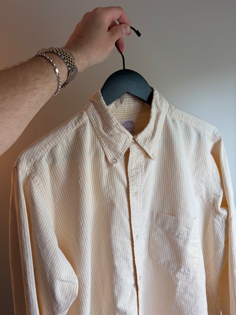 Yellow Brooks Brothers clothing: vintage, XXL