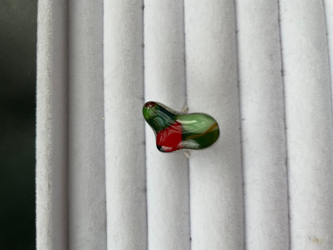 multi colored Isabel’s Glass art: new