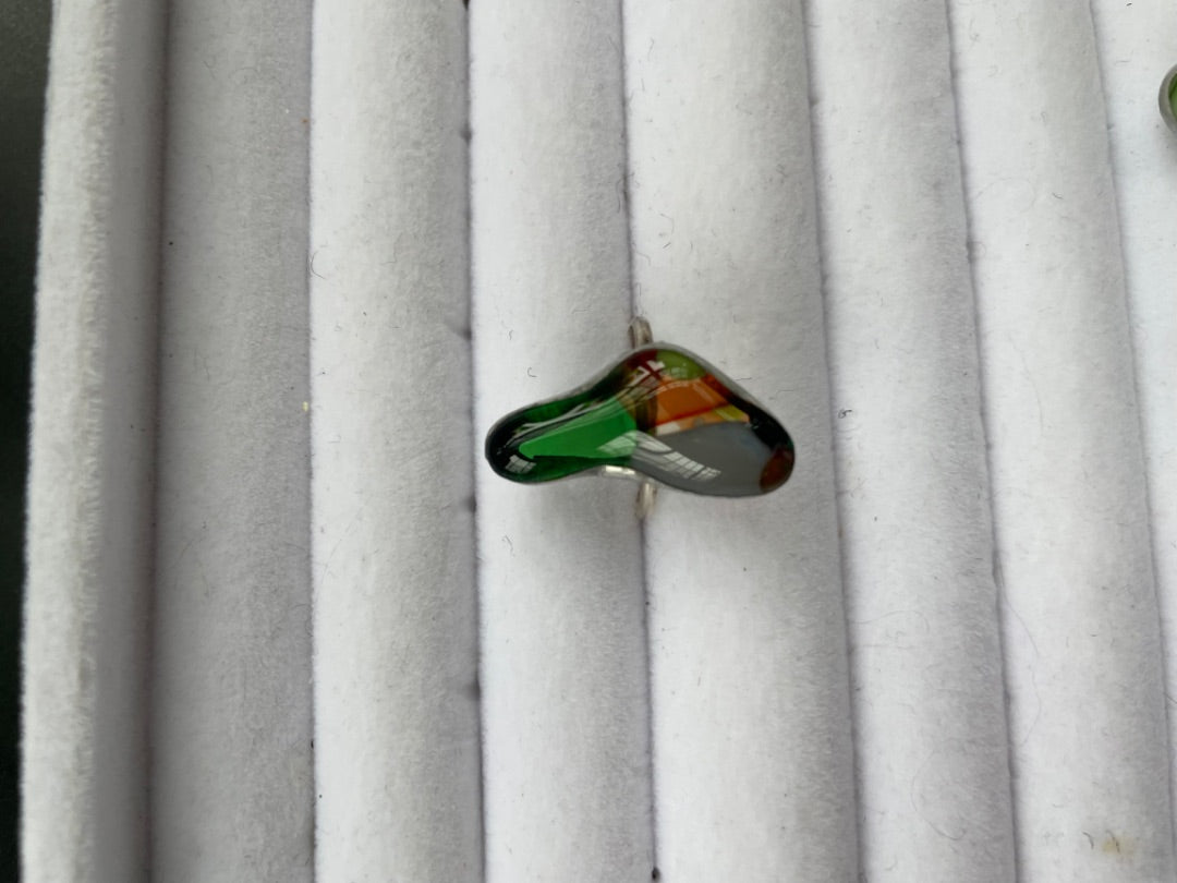 multi colored Isabel’s Glass art: new