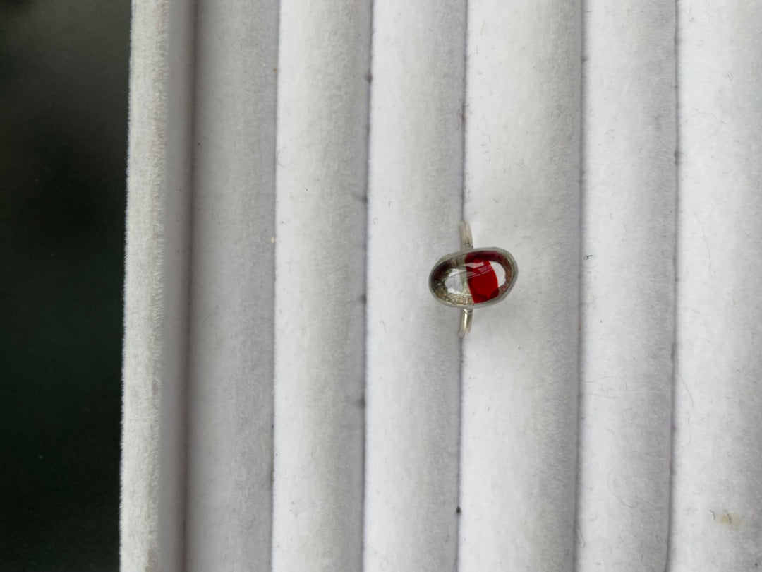 red Isabel’s Glass art: new