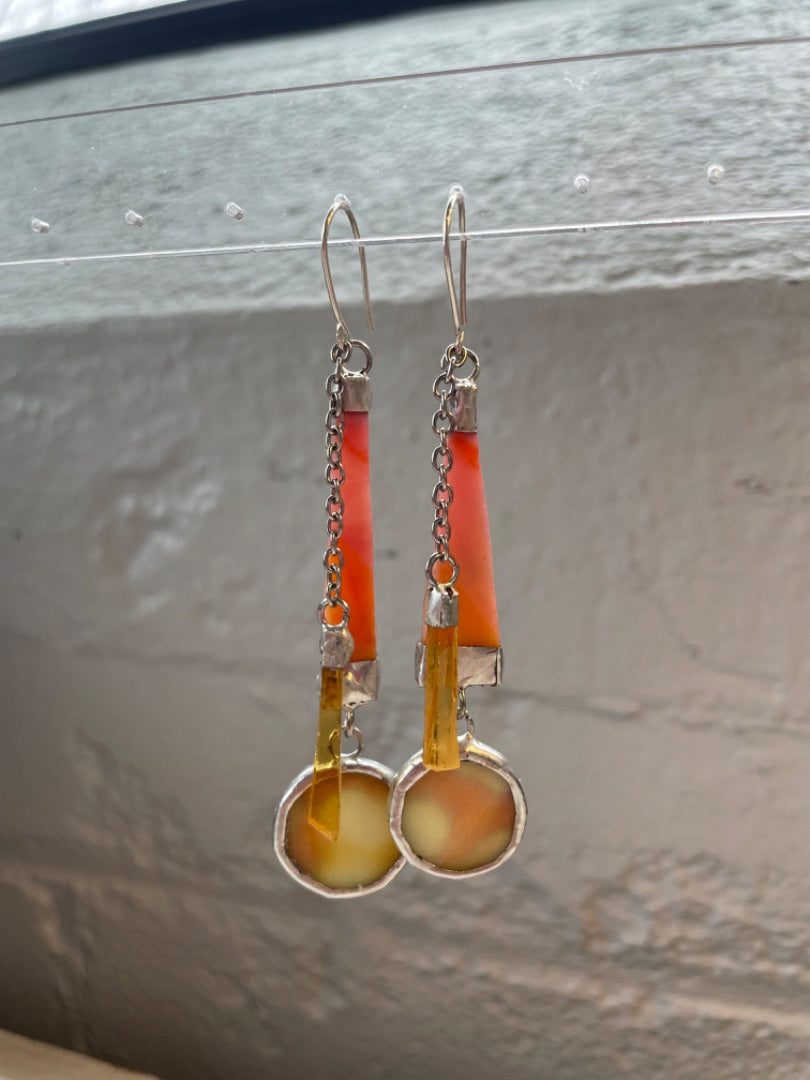 multi colored Isabel’s Glass art: new