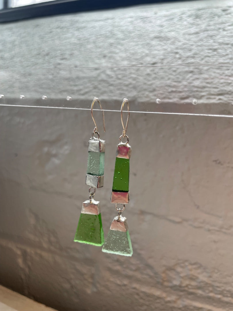 multi colored Isabel’s Glass art: new