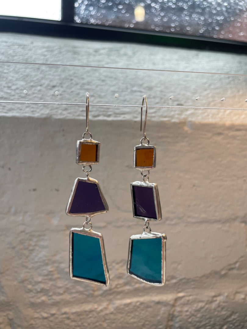 multi colored Isabel’s Glass art: new