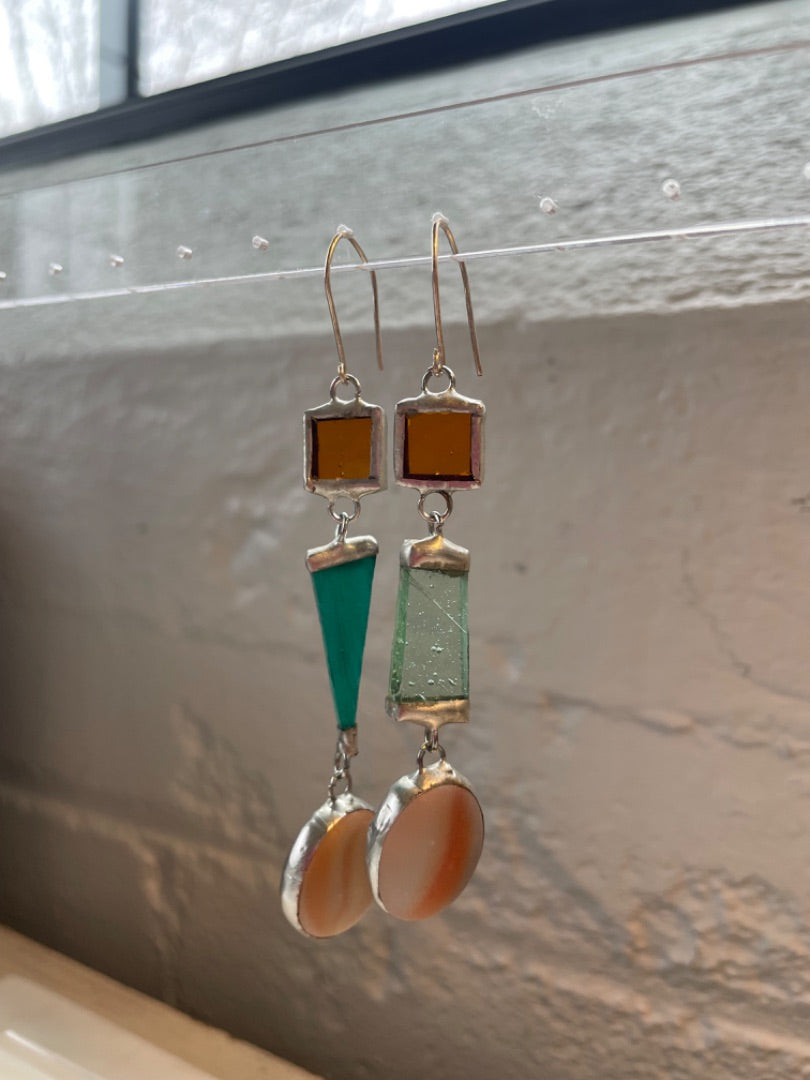 multi colored Isabel’s Glass art: new