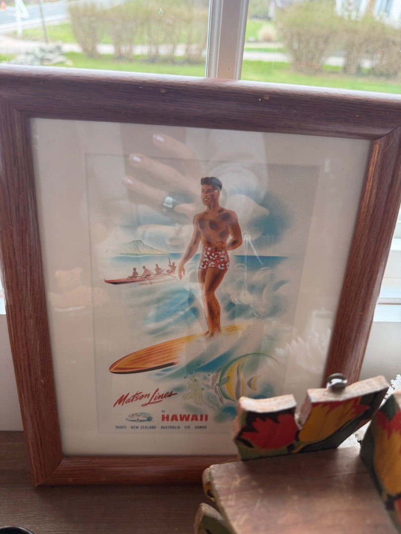 Framed surfer