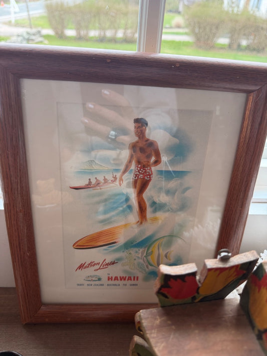 Framed surfer