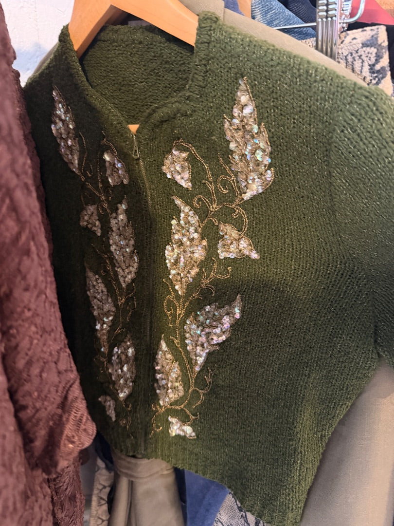 Embellished 1940’s cardigan