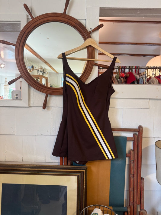 Vintage stripe swimsuit