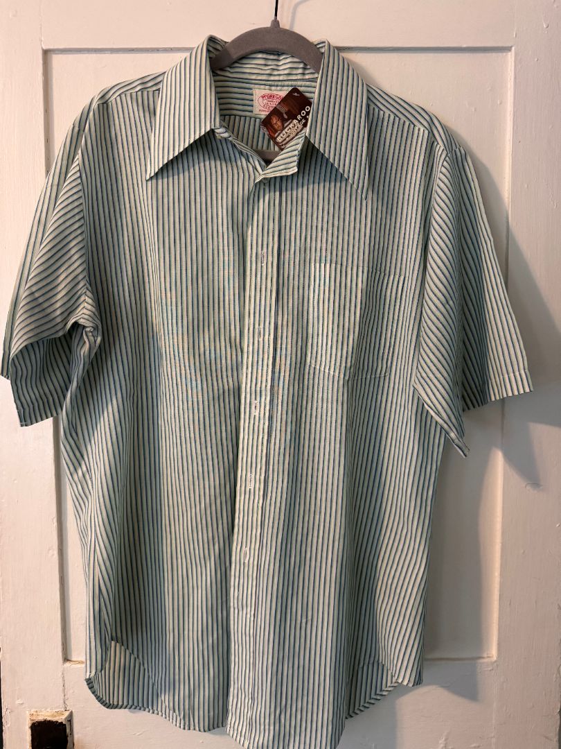 McGregor blue/green stripped buttondown